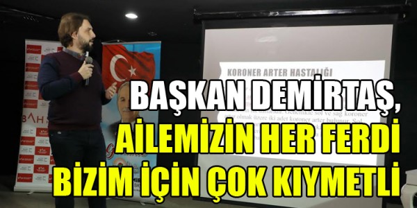 İLKADIM BELEDİYESİ PERSONELİNE SAĞLIKLI YAŞAM SEMİNERİ VERİLDİ