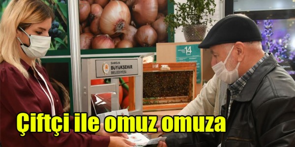 Çiftçi ile omuz omuza