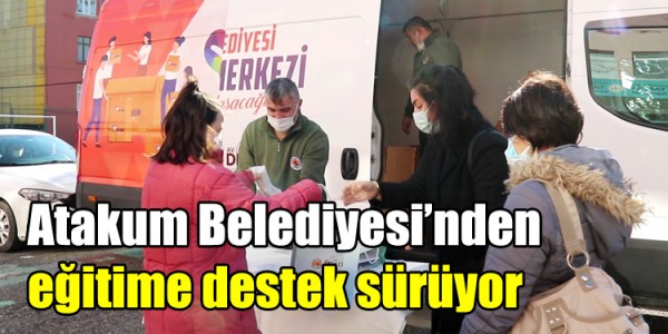 Atakum Belediyesi’nden eğitime destek sürüyor
