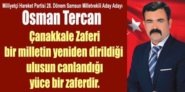 Çanakkale Zaferi bir milletin yeniden dirildiği ulusun canlandığı yüce bir zaferdir.