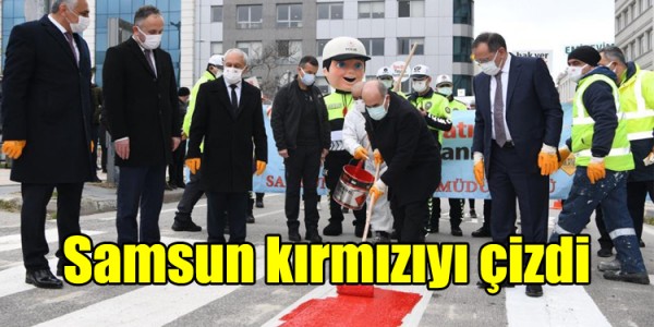 Samsun kırmızıyı çizdi