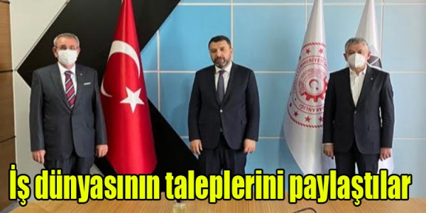 İş dünyasının taleplerini paylaştılar