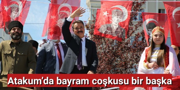 Atakum’da bayram  coşkusu bir başka