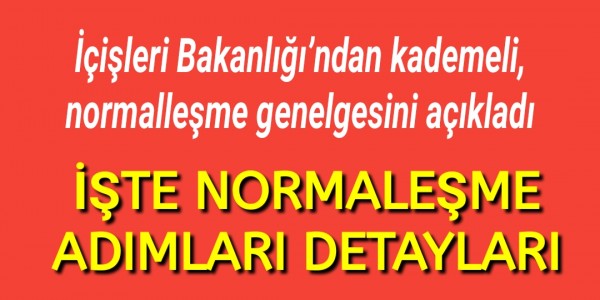 İŞTE NORMALEŞME ADIMLARININ DETAYLARI