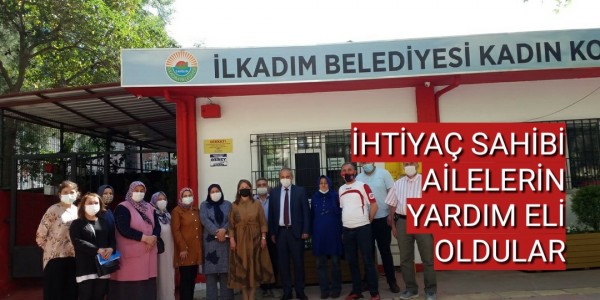İHTİYAÇ SAHİBİ AİLELERİN YARDIM ELİ OLDULAR
