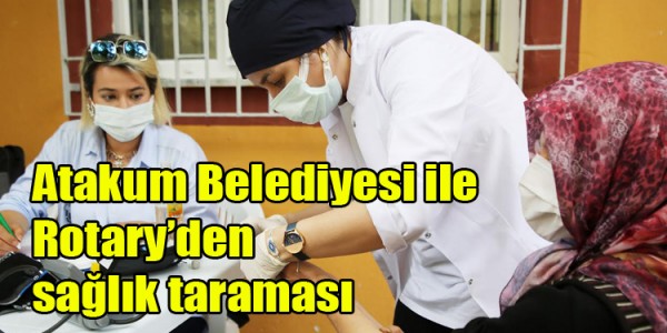 takum Belediyesi ile Rotary’den sağlık taraması