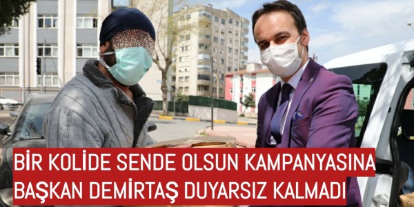 BİR KOLİDE SENDE OLSUN KAMPANYASINA BAŞKAN DEMİRTAŞ DUYARSIZ KALMADI