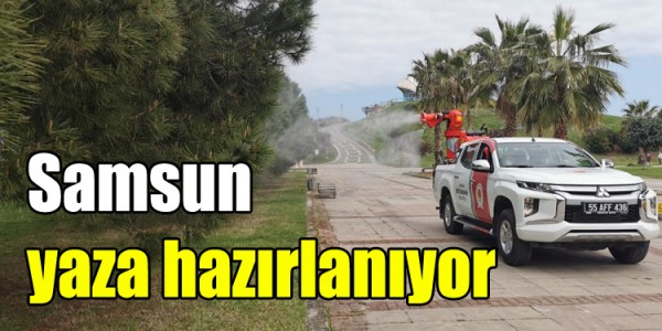Samsun yaza hazırlanıyor