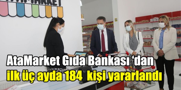 Atakum Belediyesi AtaMarket Gıda Bankası ile ilk üç ayda184 yararlanıcıya ulaştı