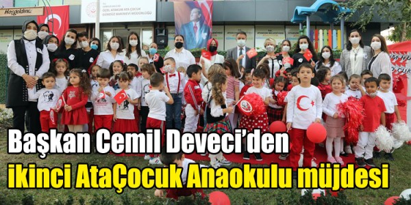 Başkan Cemil Deveci’den Atakumlu ailelere ikinci AtaÇocuk Anaokulu müjdesi