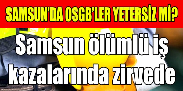 SAMSUN’DA OSGB’LER YETERSİZ Mİ?