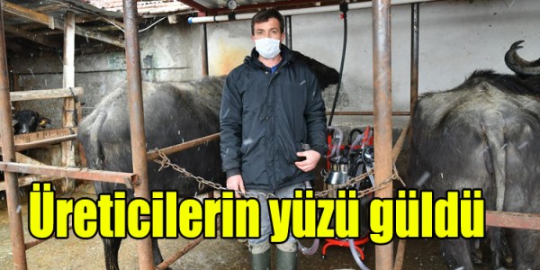 Üreticilerin yüzü güldü