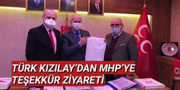 TÜRK KIZILAY’DAN MHP’YE TEŞEKKÜR ZİYARETİ