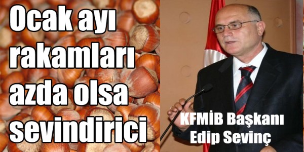 “Ocak ayı rakamları azda olsa sevindirici