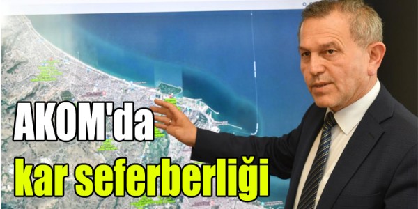 AKOM'da kar seferberliği