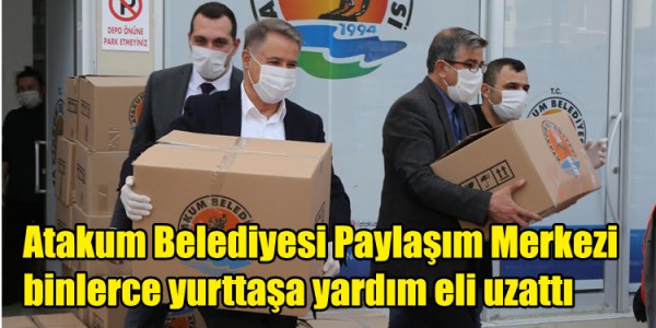 Atakum Belediyesi Paylaşım Merkezi binlerce yurttaşa yardım eli uzattı