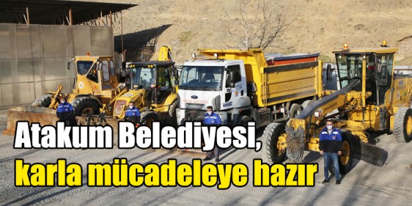 Atakum Belediyesi, karla mücadeleye hazır