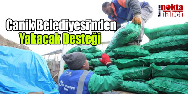Canik Belediyesi’nden Yakacak Desteği 