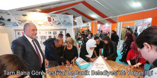 Tam Bana Göre Festival’de Canik Belediyesi’ne Yoğun İlgi