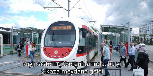 Raylı sistem güzergahlarında, bu yıl 2 kaza meydana geldi
