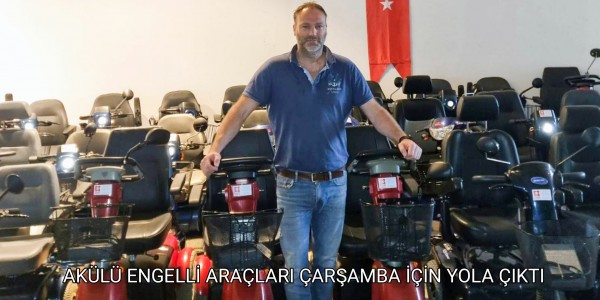 AKÜLÜ ENGELLİ ARAÇLARI ÇARŞAMBA İÇİN YOLA ÇIKTI