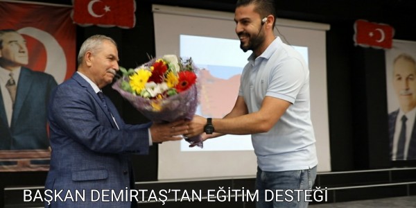 BAŞKAN DEMİRTAŞ’TAN EĞİTİM DESTEĞİ