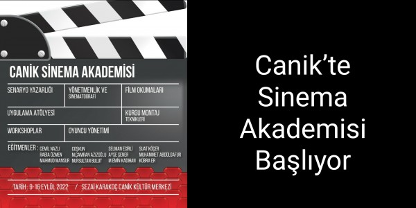 Canik’te Sinema Akademisi Başlıyor