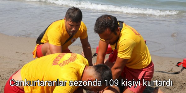 Cankurtaranlar sezonda 109 kişiyi kurtardı