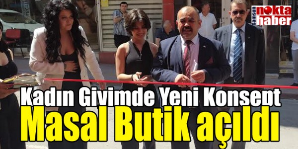 Kadın Giyimde Yeni Konsept Masal Butik açıldı
