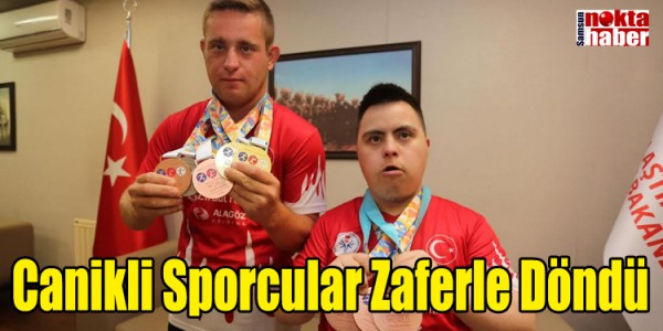 Canikli Sporcular Zaferle Döndü