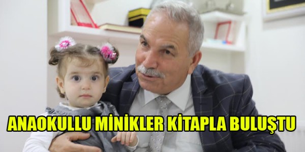 ANAOKULLU MİNİKLER KİTAPLA BULUŞTU