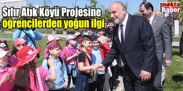 Sıfır Atık Köyü Projesine öğrencilerden yoğun ilgi