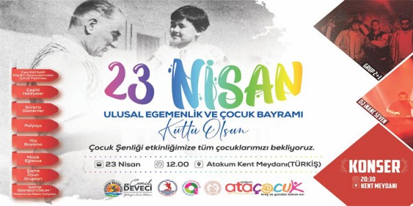 Atakum Belediyesi’nden 23 Nisan’da “Çocuk Şenliğ