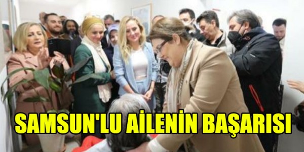 SAMSUN'LU AİLENİN BAŞARISI
