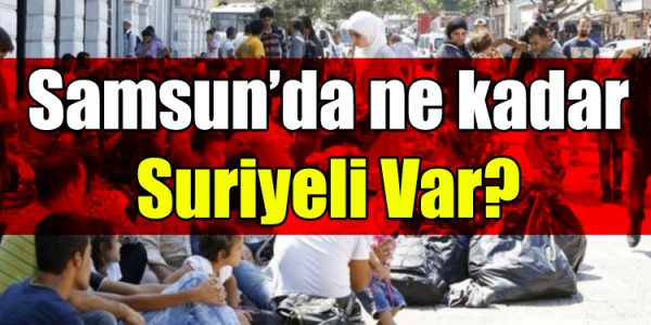 Samsun’da ne kadar Suriyeli Var?