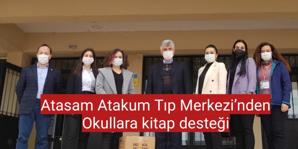 Atasam Atakum Tıp Merkezi’nden Okullara kitap desteği