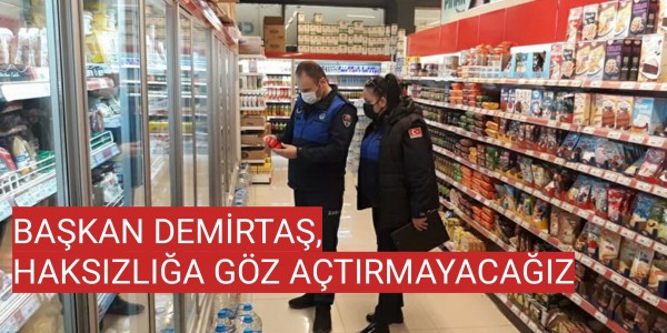 BAŞKAN DEMİRTAŞ,YASALAR ÇERCEVESİNDE HAKSIZLIĞA GÖZ AÇTIRMAYACAĞIZ