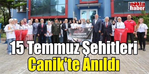 15 Temmuz Şehitleri Canik'te Anıldı
