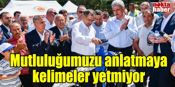 Mutluluğumuzu anlatmaya kelimeler yetmiyor