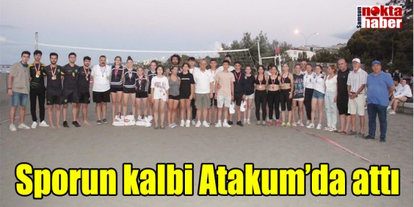 Sporun kalbi Atakum’da attı