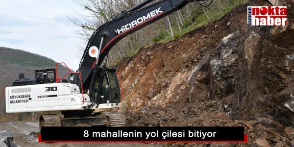 8 mahallenin yol çilesi bitiyor