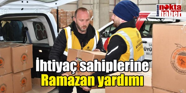 İhtiyaç sahiplerine Ramazan yardımı