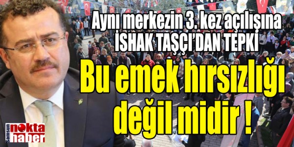 İshak Taşçı Bu emek hırsızlığı değil midir !