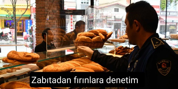 Zabıtadan fırınlara denetim