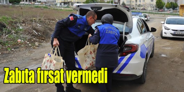 Zabıta fırsat vermedi
