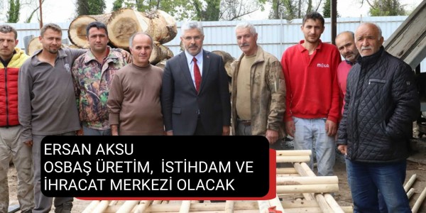 ERSAN AKSU: OSBAŞ ÜRETİM, İSTİHDAM VE İHRACAT MERKEZİ OLACAK