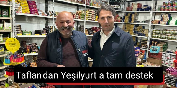Taflan'dan Yeşilyurt a tam destek