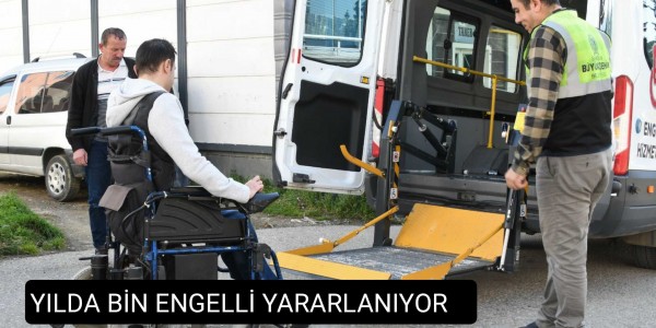 YILDA BİN ENGELLİ YARARLANIYOR
