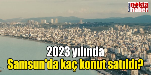 2023 yılında Samsun'da kaç konut satıldı?