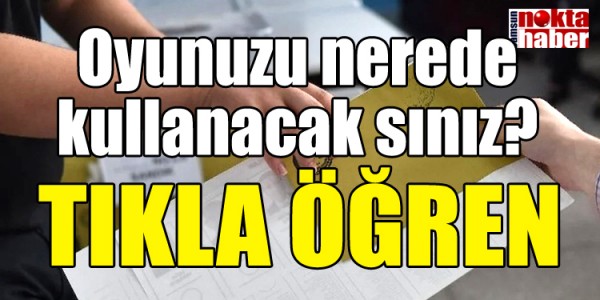 Oyunuzu nerede kullanacaksınız